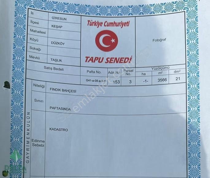 Delta Premıum Gayrimenkulden Keşap Düzköyde Satılık Arsa!! - Görsel 26