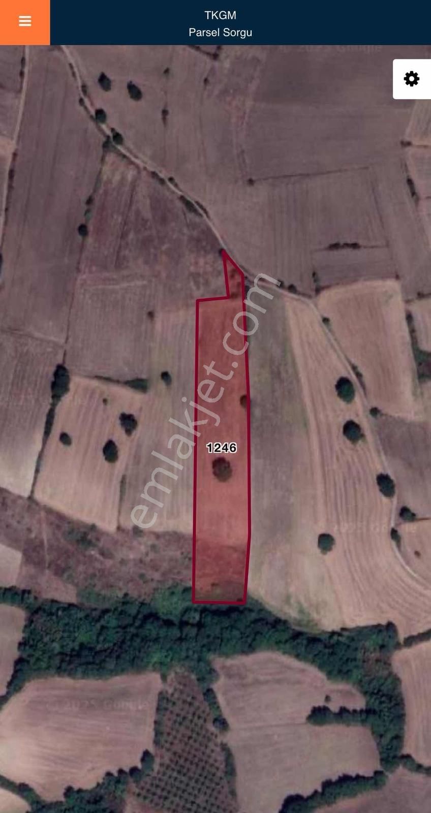 Güllüce Kışladere Mevki Satılık Tarla