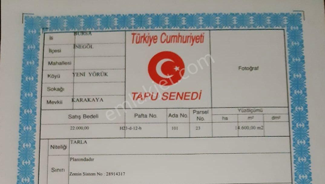 Balcity - Bursa İnegöl'de İlçeye Yakın 14.600 M2 Dev Tarla - Görsel 7