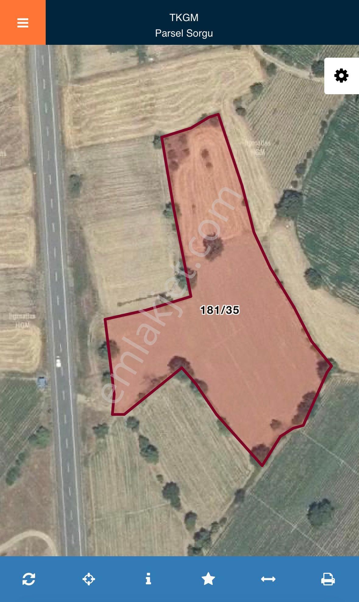 Balcity'den Çanakkale Yenice’de Kaz Dağları Eteğinde, Oto Yola Cepheli 9 Dönüm Bakımlı Tarla - Görsel 3