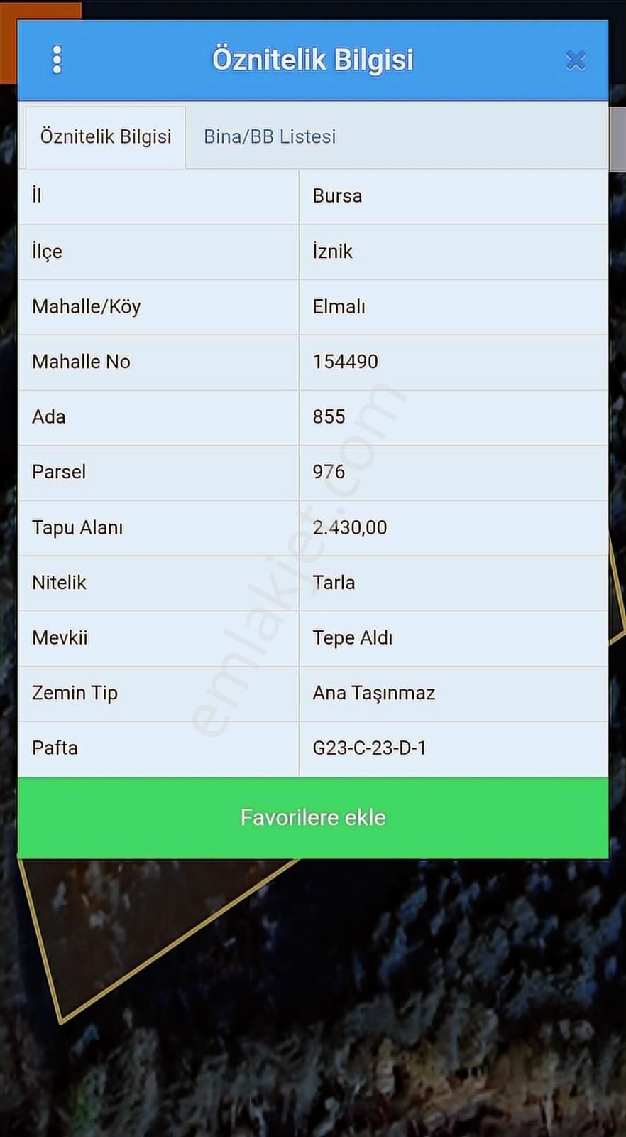 İznik Elmalı'da Köye Yakın / 2,430 M² Tarla ( Araç Takası Olur ) - Görsel 5