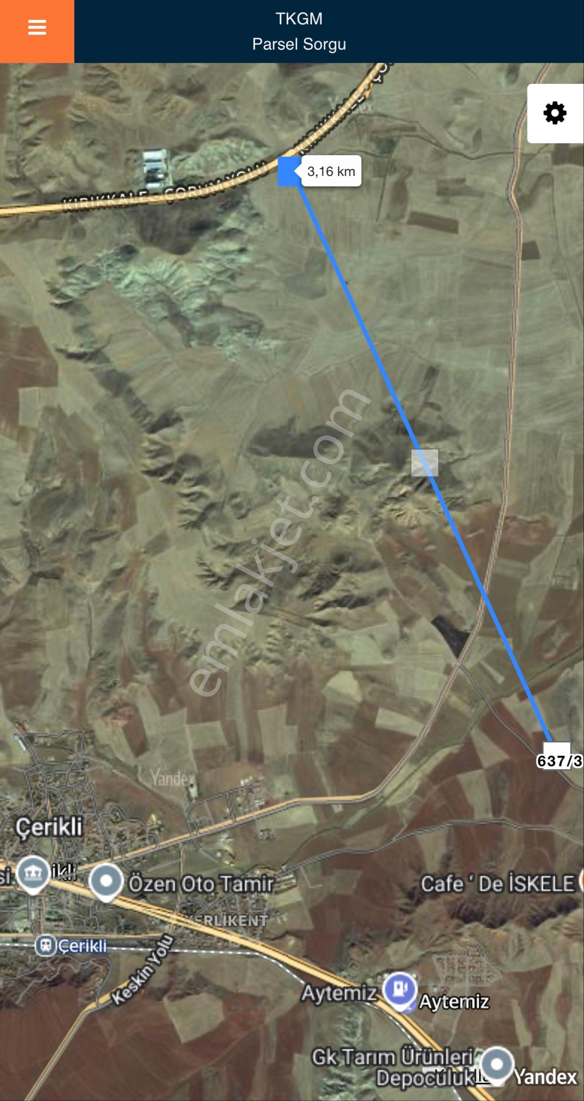 Balcity - Kırıkkale Delice Çerikli Toki Yakını 450 M2 Konut İmarlı Arsa - Görsel 18