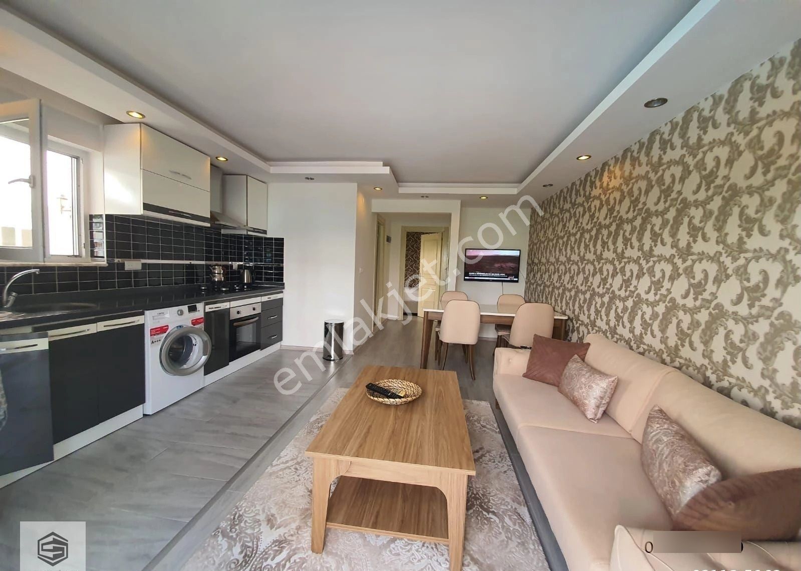 Lara Güzelobada Havuzlu Site İçersinde Eşyalı 1+1 Bahçe Katı - Görsel 3