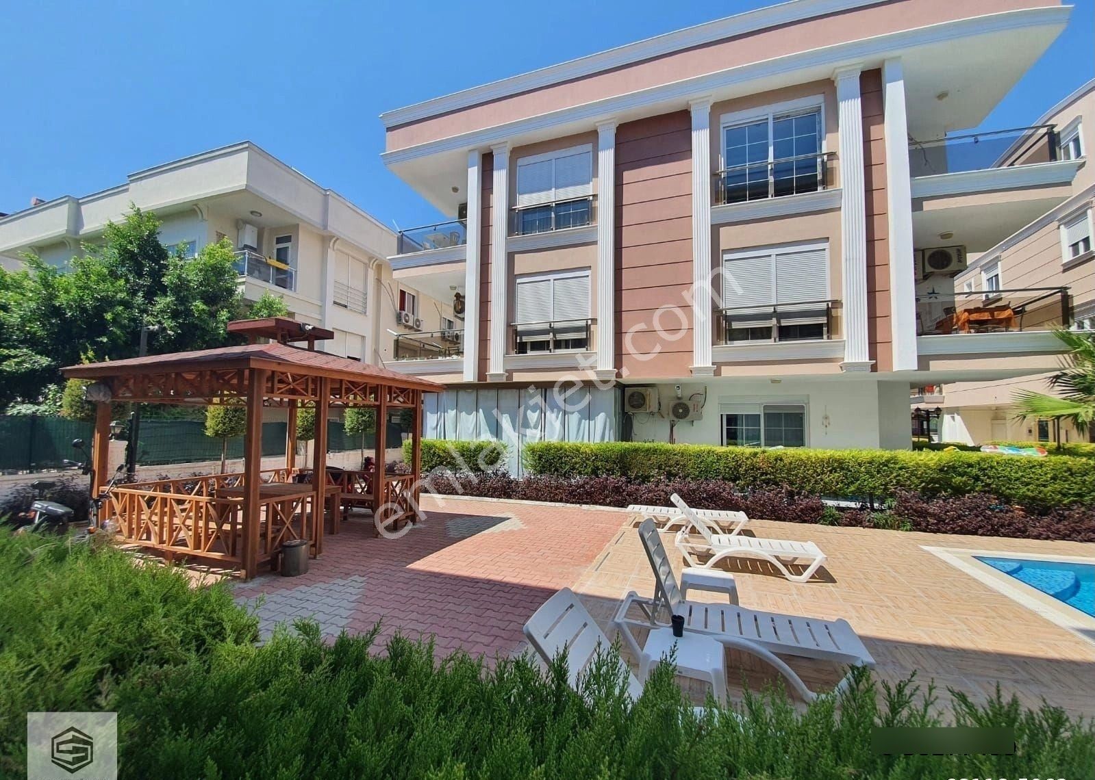 Lara Güzelobada Havuzlu Site İçersinde Eşyalı 1+1 Bahçe Katı - Görsel 12