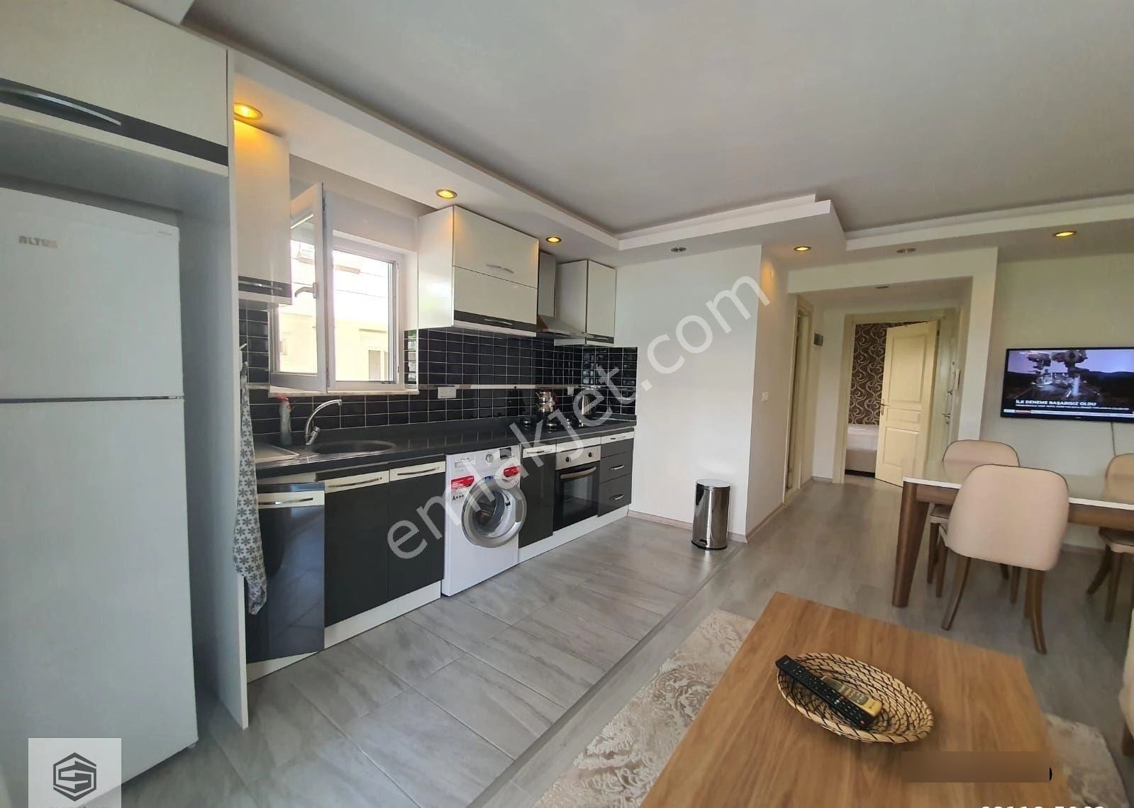 Lara Güzelobada Havuzlu Site İçersinde Eşyalı 1+1 Bahçe Katı - Görsel 17