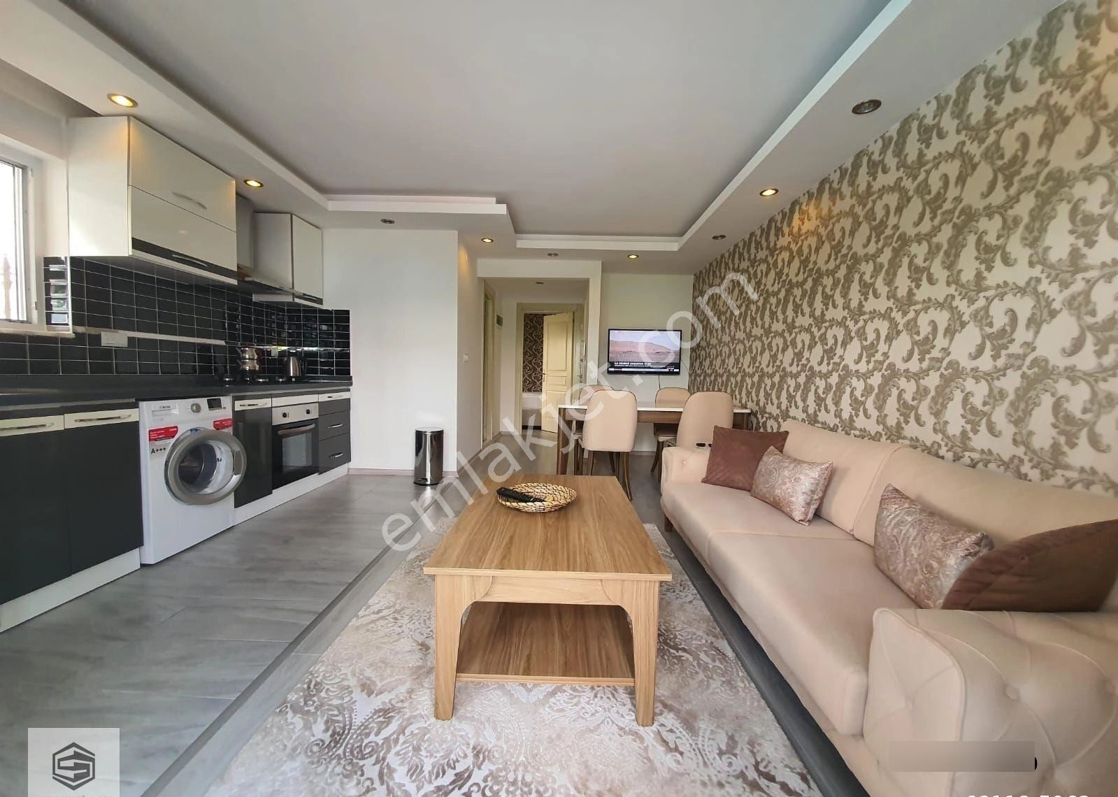 Lara Güzelobada Havuzlu Site İçersinde Eşyalı 1+1 Bahçe Katı - Görsel 19