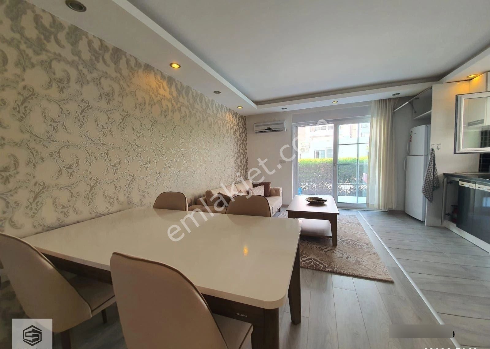 Lara Güzelobada Havuzlu Site İçersinde Eşyalı 1+1 Bahçe Katı - Görsel 11