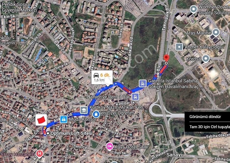 Kurtköy Metro Durağı Yanı 200 M2 Satılık Ofis&büro - Görsel 18