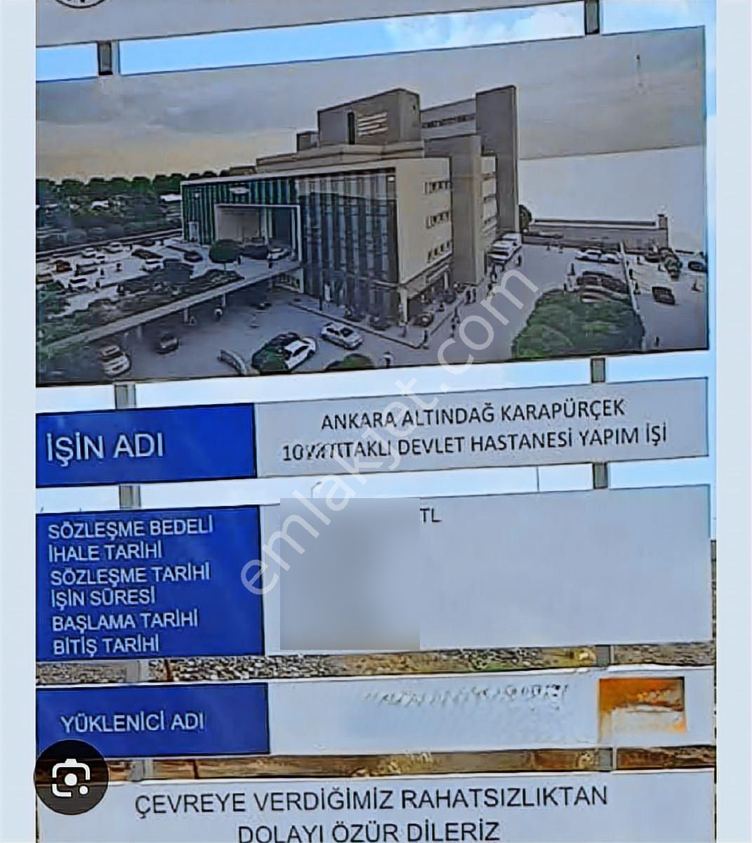 Altındağ Devlet Hastanesi Yakını Çok Katlı Proje İçerisinde 615m - Görsel 13