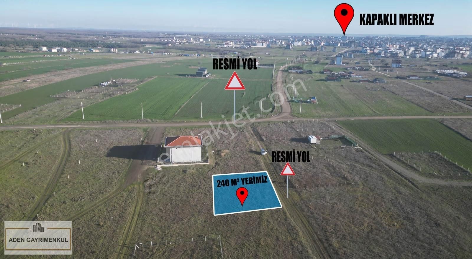 Tekirdağ Kapaklıda Tek Tapu 240 M² Arsa Satılık - Görsel 15