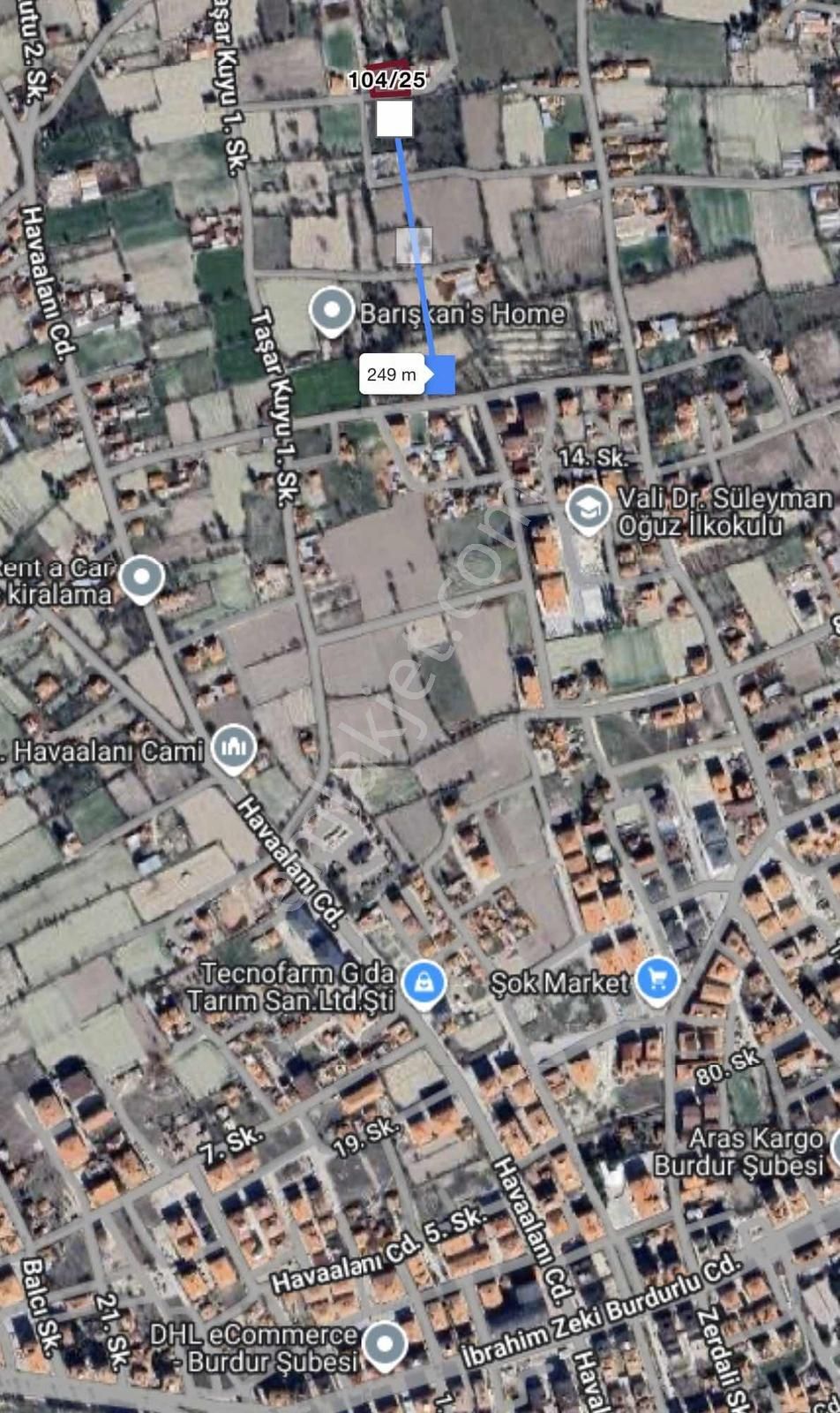 Satılık İmarlı, Burdur Bağlar Mahallesi - Görsel 21