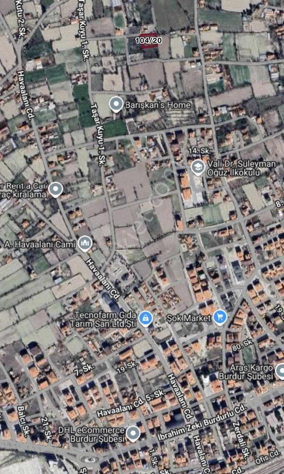 Satılık İmarlı, Burdur Bağlar Mahallesi - Görsel 8