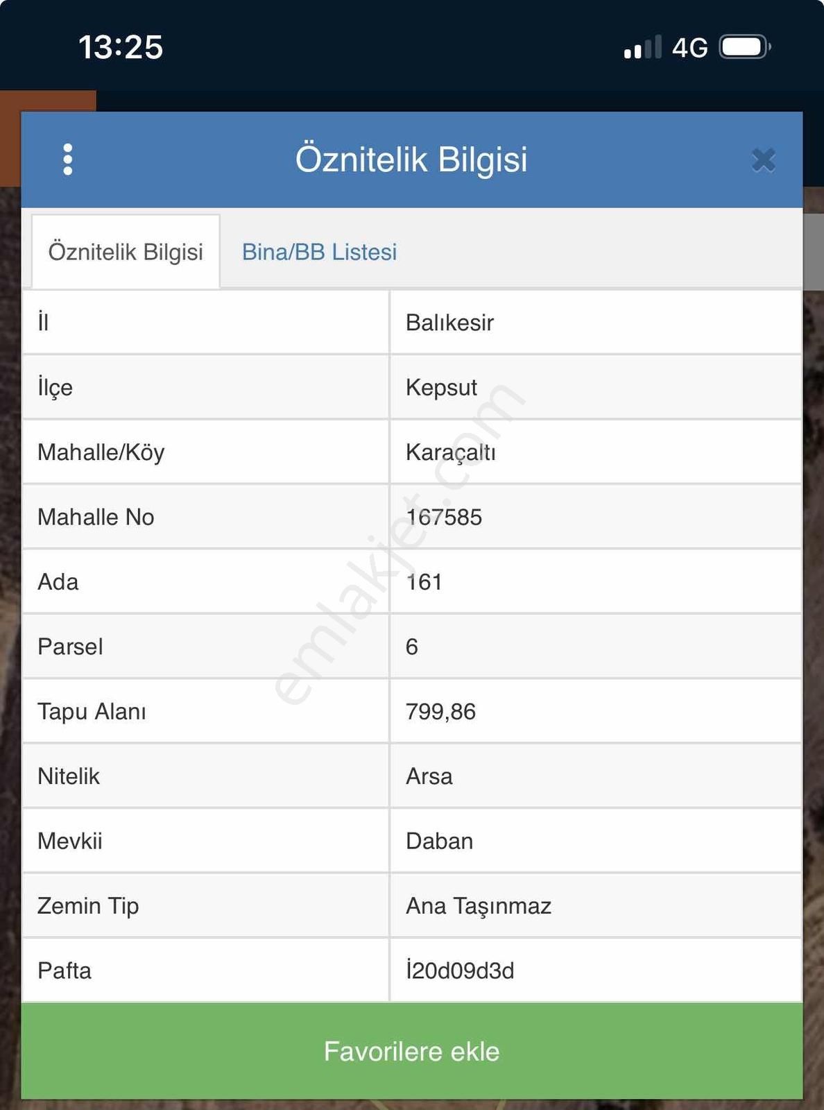 Kepsut Karaçaltı'da İmarlı Arsa - Görsel 4