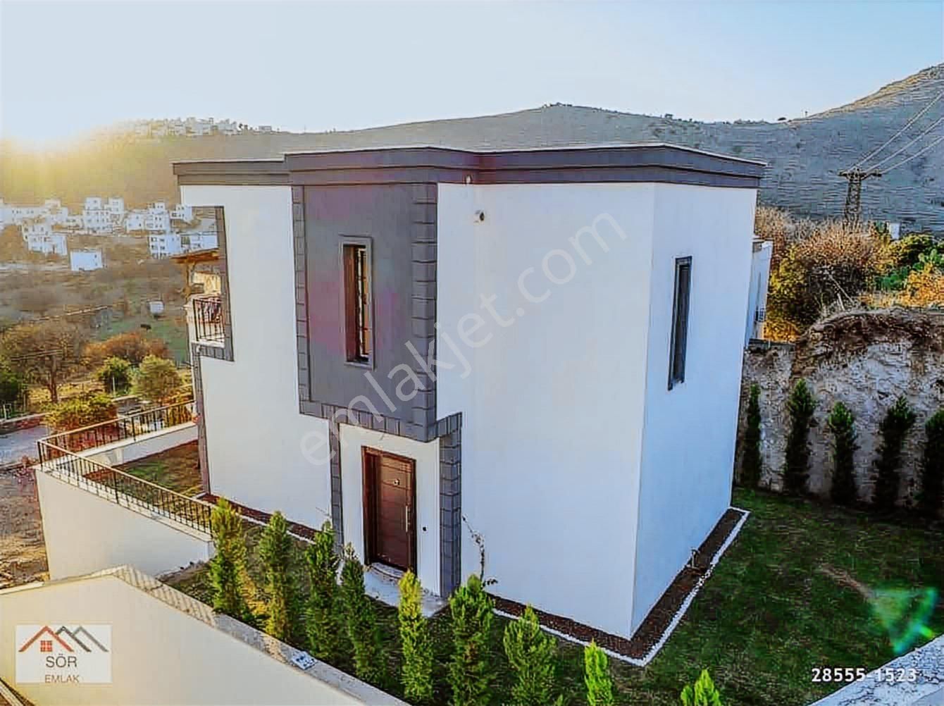 Bodrum Akyarlar Satılık Deniz Manzaralı Mustakil Dubleks