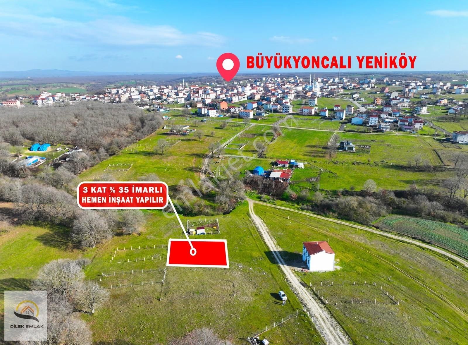 Saray Büyükyoncalıda İmarlı İfrazlı 295 M2 Tek Tapu Satılık Arsa - Görsel 3