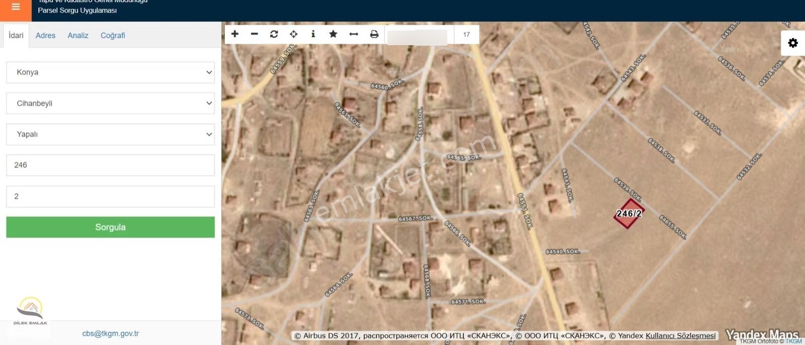 Konya Cihanbeyli'de 915m2 Tek Tapu Mahalle İçinde Satılık Arsa.! - Görsel 14