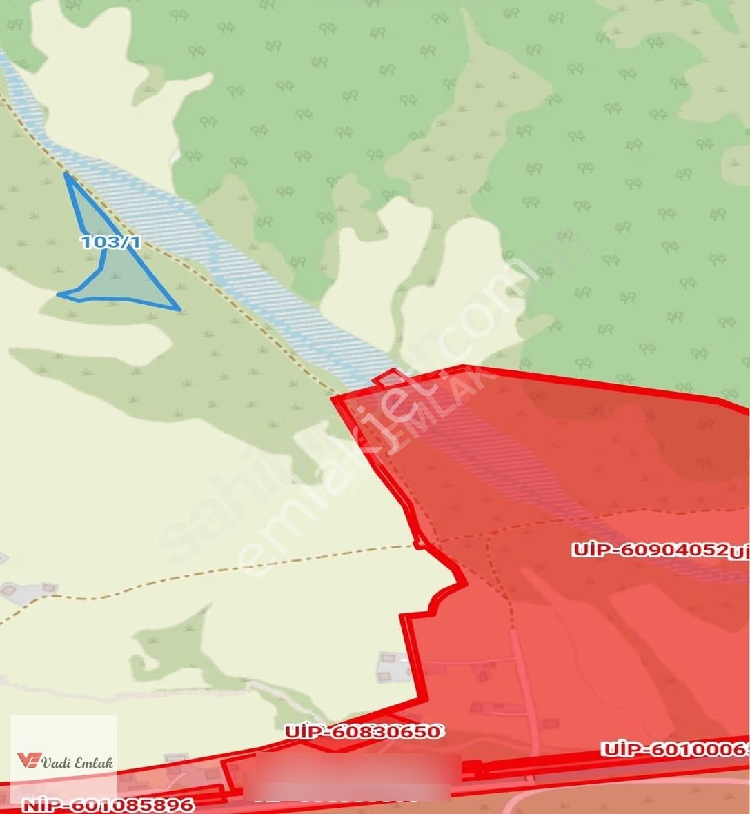 Vadi Emlak'tan Prim Yapan Bölgede Satılık Tarla