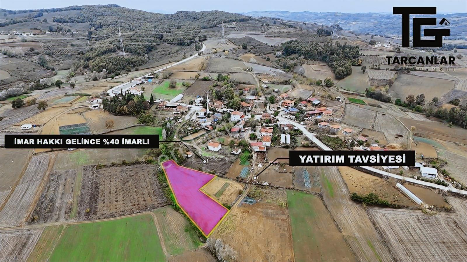 Tarcanlardan Satılık Toplulaştırma İçinde%40 İmara1parsel Yakın - Görsel 11