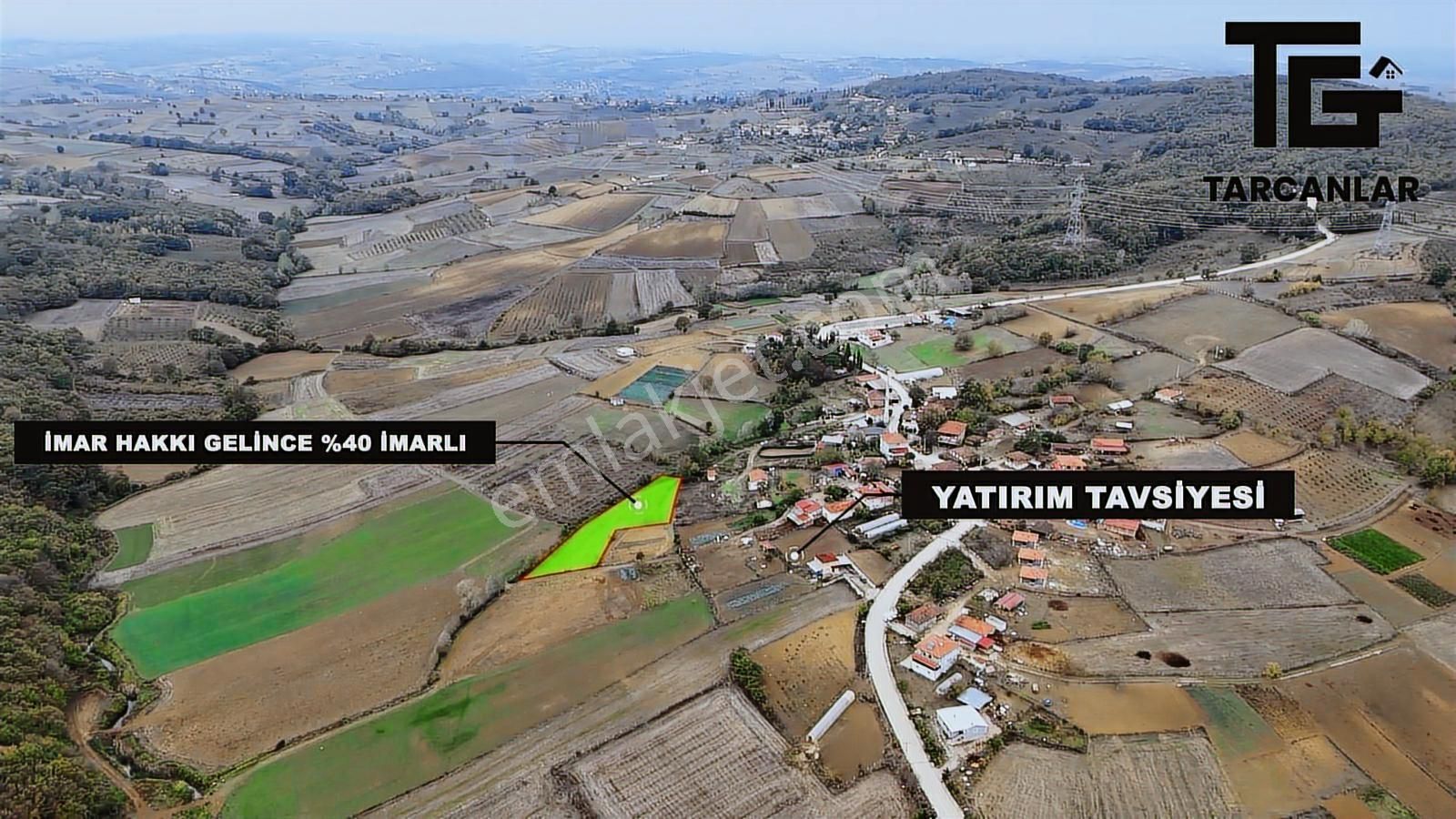 Tarcanlardan Satılık Toplulaştırma İçinde%40 İmara1parsel Yakın - Görsel 10