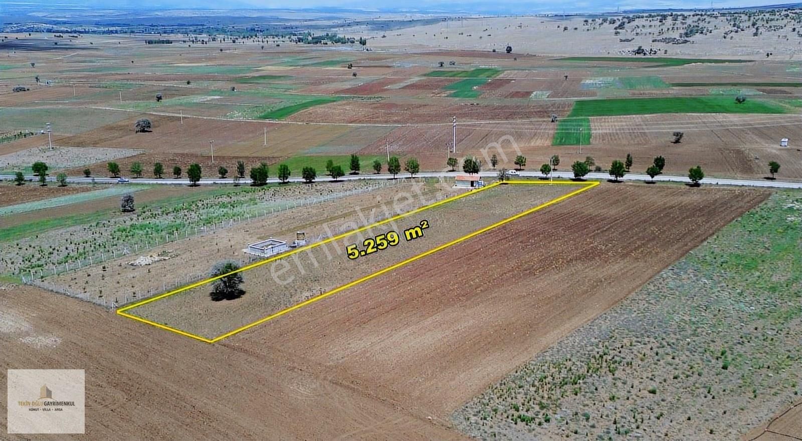 Asvalt Yola Sıfır ! ! Akören Hacılar 5.259 M² Müstakil Tarla - Görsel 8