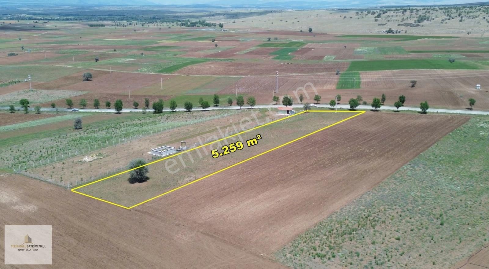 Asvalt Yola Sıfır ! ! Akören Hacılar 5.259 M² Müstakil Tarla - Görsel 6