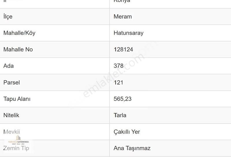 Meram Hatunsaray'da 565 M² Müstakil Tarla Fiyat Düştü - Görsel 2