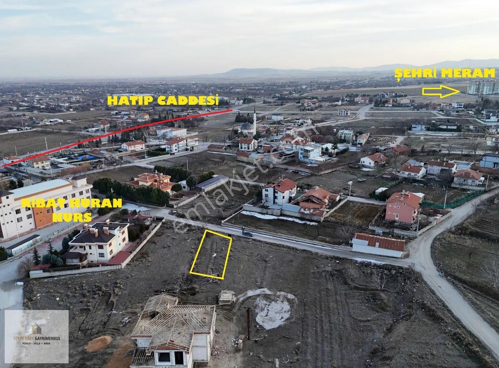Acil Satılık | Meram Hatıp'da 1.053 M² Konut İmarlı Arsa - Görsel 10