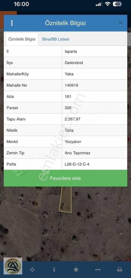 Gelendost Yaka'da 20.000 M2 Satılıkk Tarla - Görsel 2