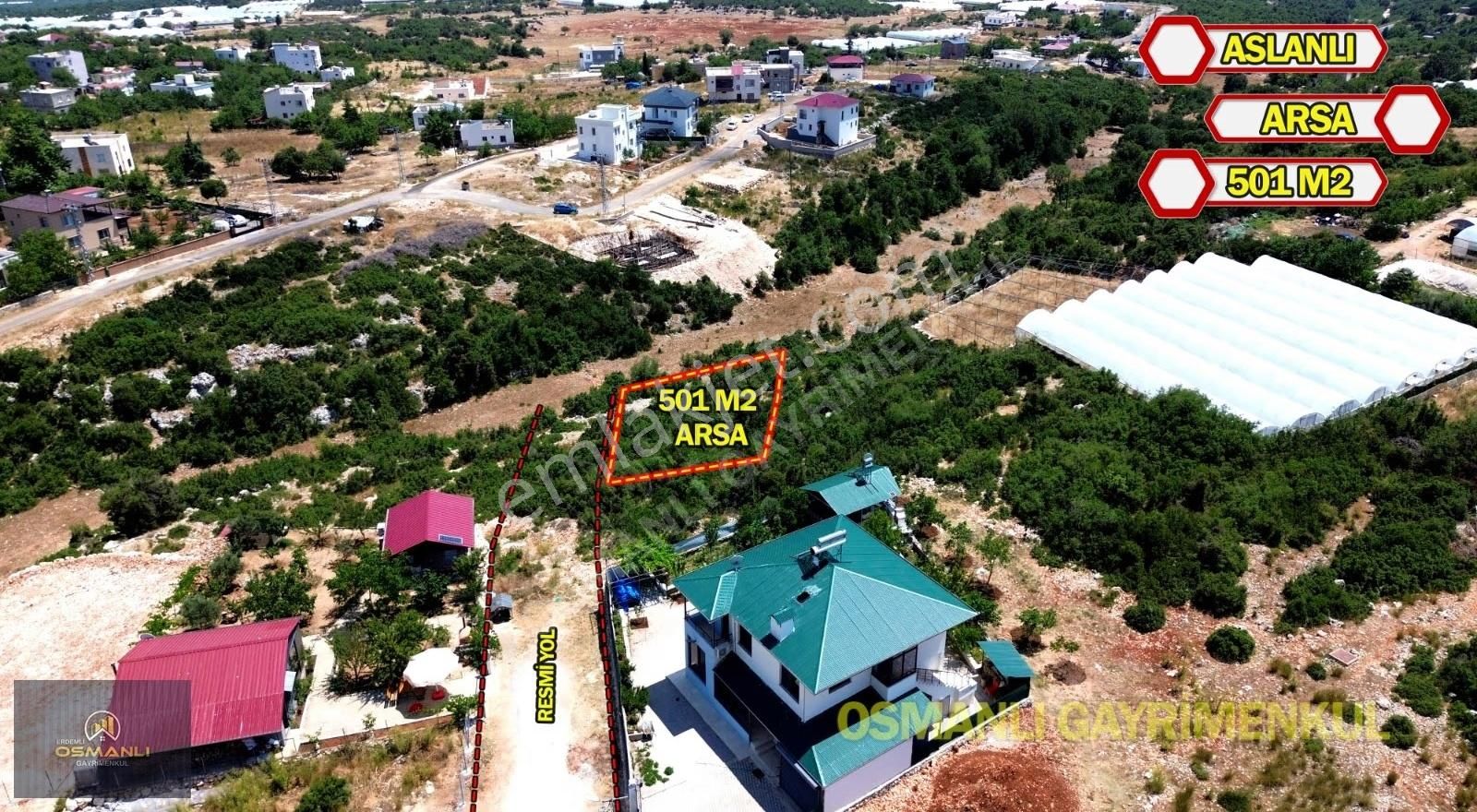 Arslanlıda Hemen İnşaata Hazır 500 M2 Resmi İmarlı Villa Arsası