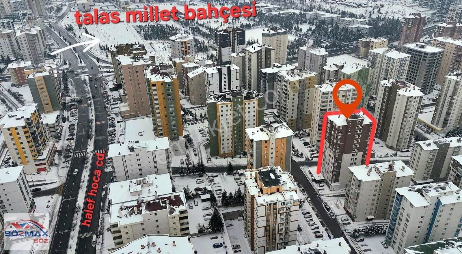 Talas Mevlana Mh 3+1 Satılık 175m² Daire Kombili - Görsel 19