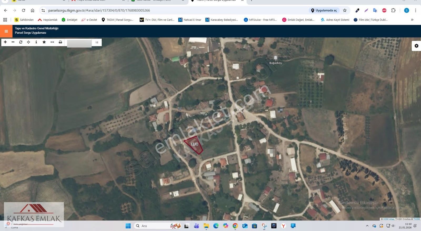 Kafkas Emlaktan 511 M2 Köy İçi Arsa - Görsel 3