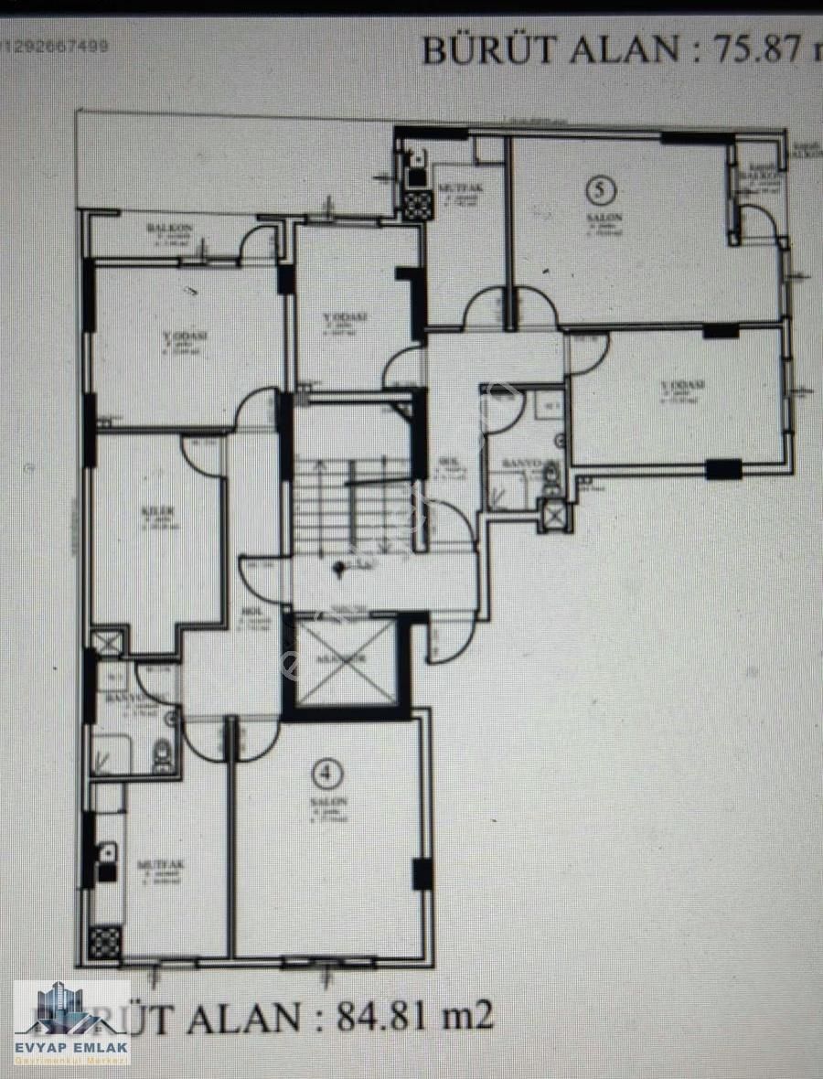 Ev-yap'tan Bahçelievler Yayla Yakını Köşe İnşaattan 2+1 Daire