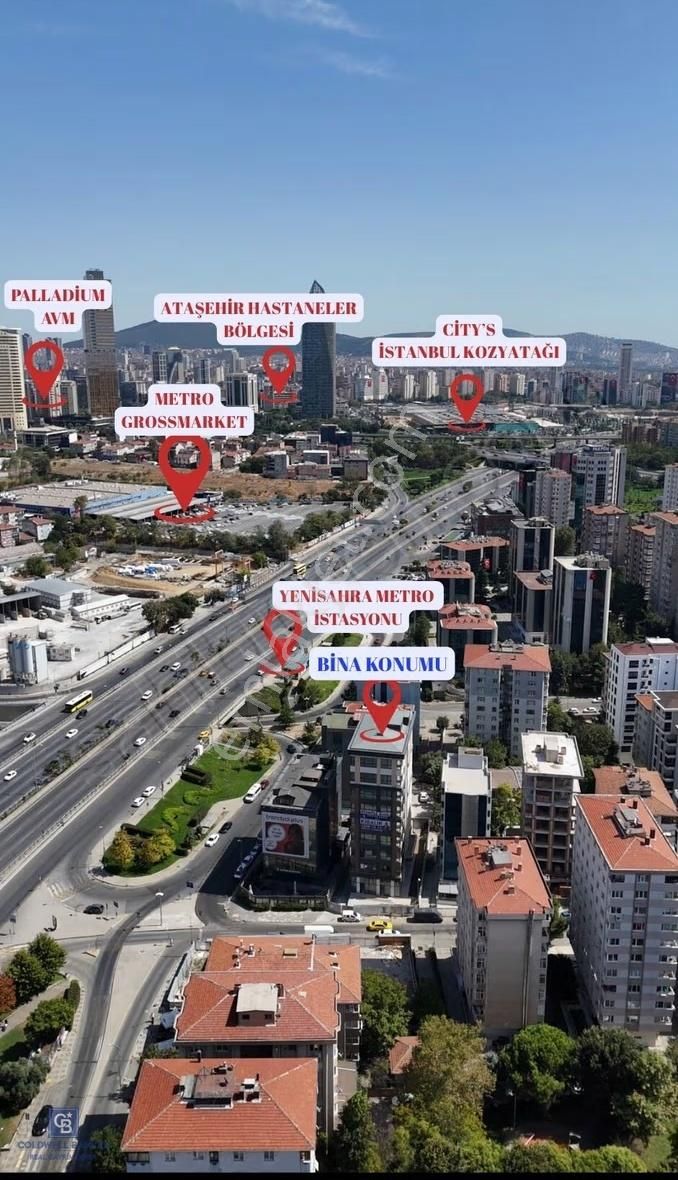 Sahrayıcedit E5te Sıfır Bina Süper Konum Kiralık Ofis Katı 185m2 - Görsel 9