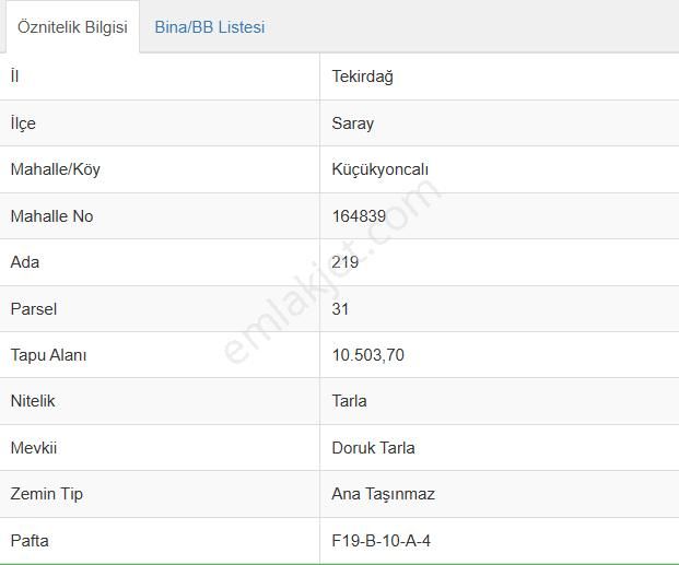 Eu Gayrimenkul'den 10500 Metrekare Kadastral Yola Cephe Tarla - Görsel 2