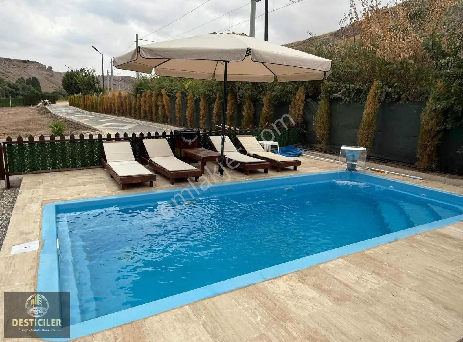 Ad-desticiler Kızılinler Mevkii Havuzlu Manzaralı Lüx Villa - Görsel 8