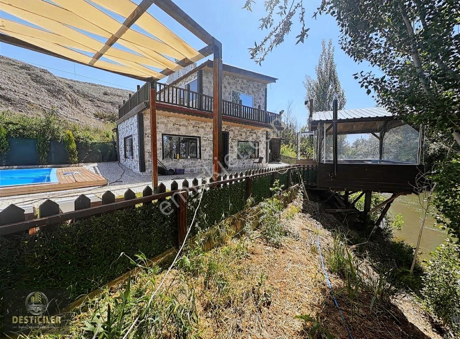 Ad-desticiler Kızılinler Mevkii Havuzlu Manzaralı Lüx Villa - Görsel 16