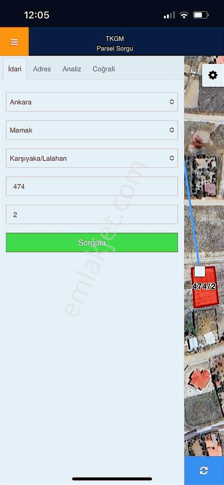 ▄vega▄mamak Karşıyaka Mah. 552m2 Tek Tapu Villa Parseli - Görsel 3