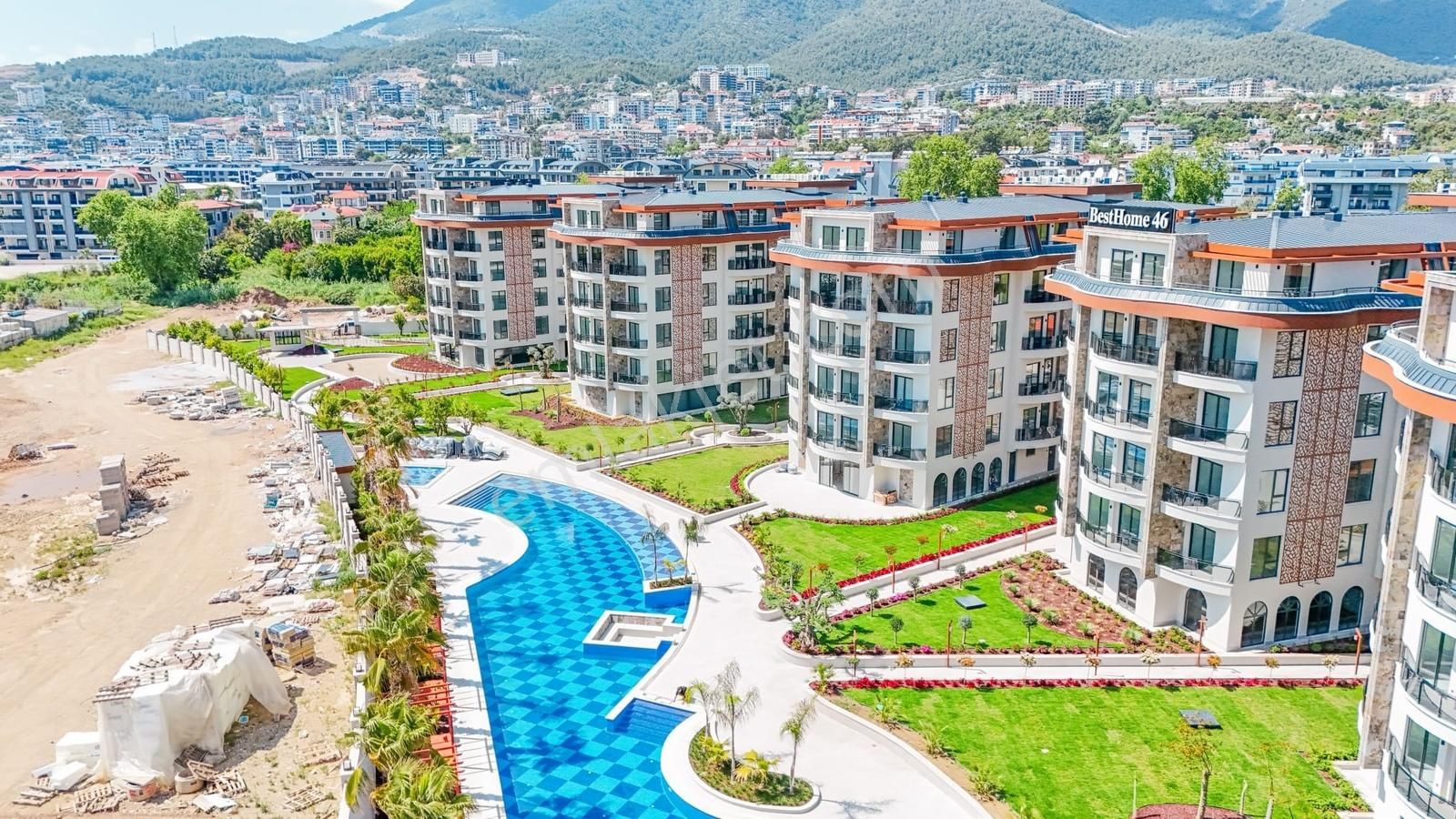 Alanya Oba 2+1 107m2 Kapalı Otopark,havuz,fitness,sauna,lüx Site - Görsel 12