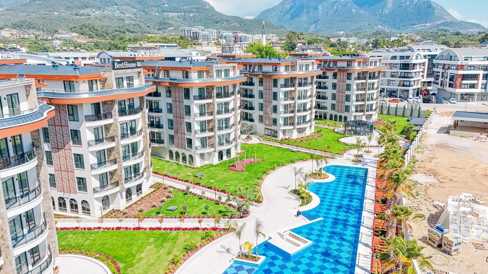 Alanya Oba 2+1 107m2 Kapalı Otopark,havuz,fitness,sauna,lüx Site - Görsel 21