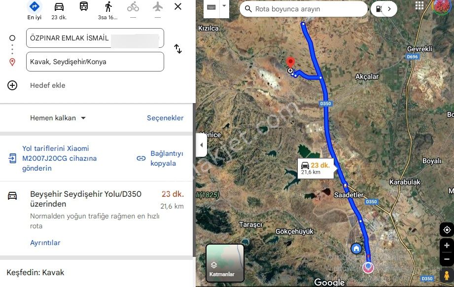 Özpınar ,dan Kavak Mah. Satılık Sulu Tarla 522 M2 Köyün Dibi - Görsel 4