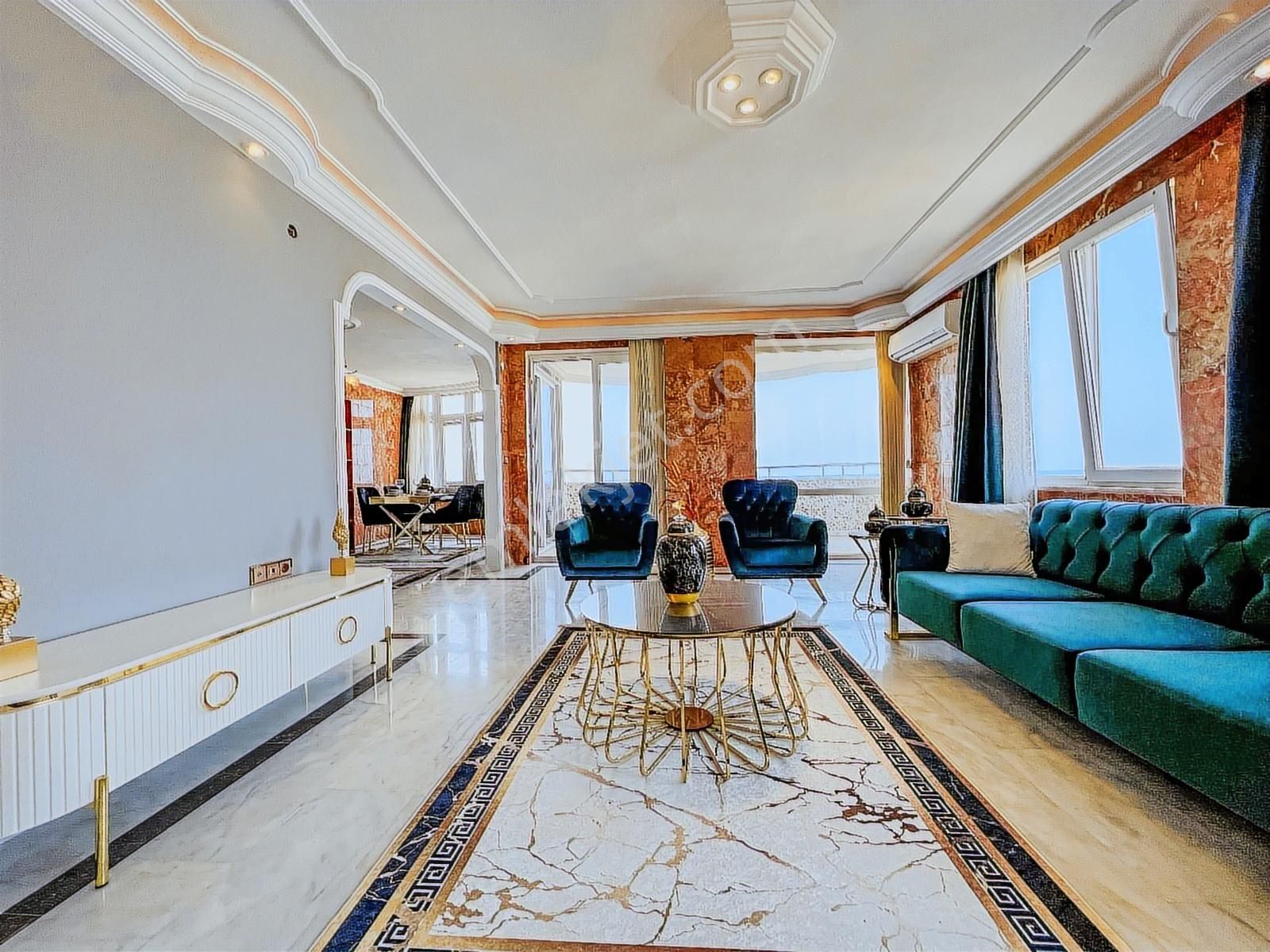 Alanya Mahmutlar 3+2 250m2 Denize Sıfır Full Lüks Eşyalı Dubleks - Görsel 6