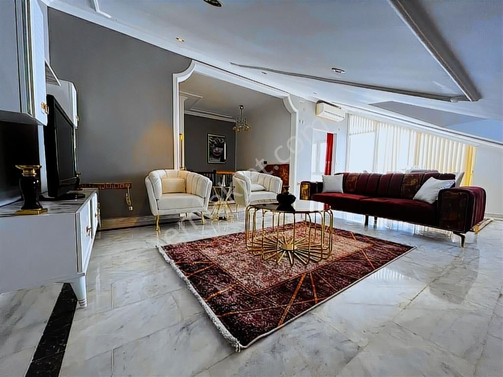 Alanya Mahmutlar 3+2 250m2 Denize Sıfır Full Lüks Eşyalı Dubleks - Görsel 23