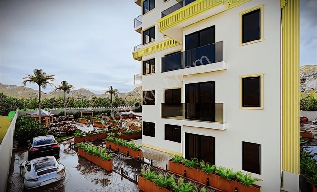 Alanya Mahmutlar 1+1 55m2 Full Aktiviteli Yüksek Kat Daire - Görsel 5