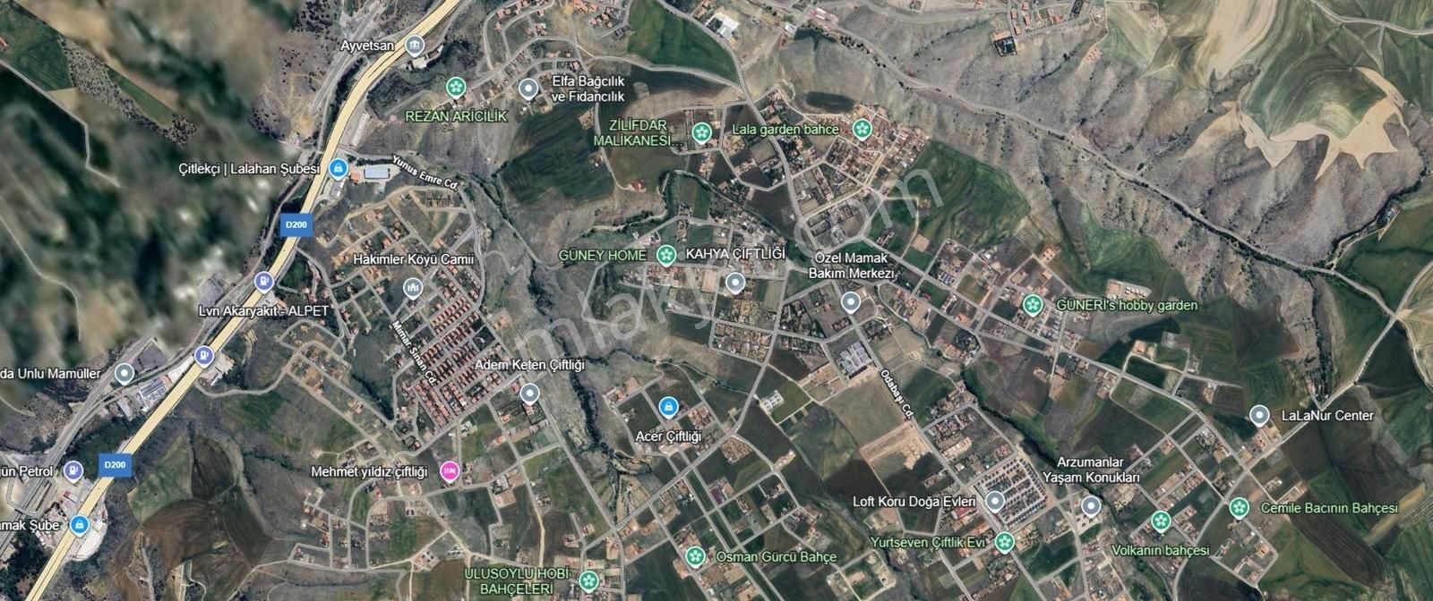 ▀▄merkez▀▄ Lalahan'da İmarlı Satılık 2500m2 Villa Parseli - Görsel 4