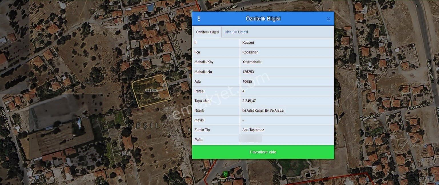 Çağrı Emlak'tan Konut İmarlı Arsa Hissesi