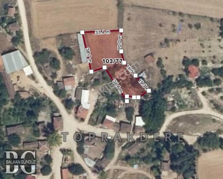 Balkan Gündüzden Toprakdere Köyünde İmarlı Arsa