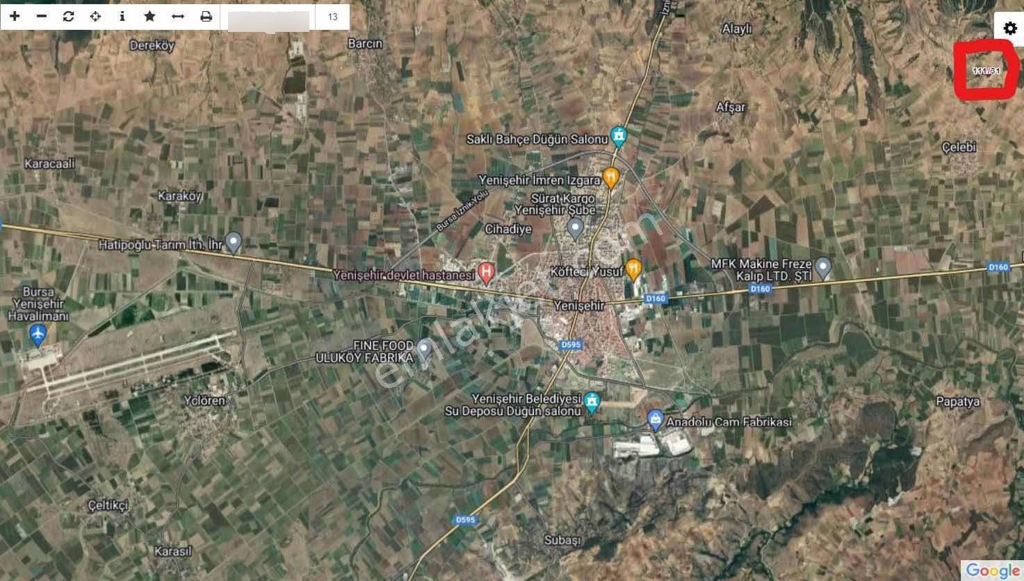 Yenişehir Çelebi'de 8.639 M2 Bağ - Tek Tapu - Görsel 3