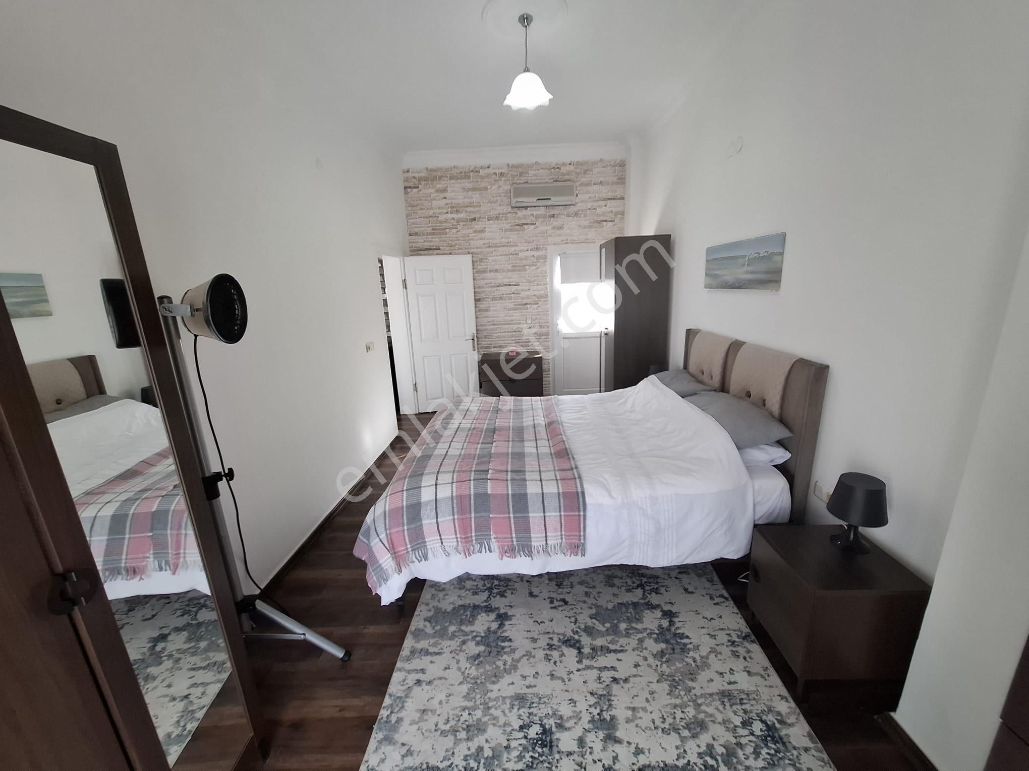 Didim Merkezde Havuzlu Site İçerisinde Geniş 2+1 Full Eşyalı Dubleks - Görsel 11