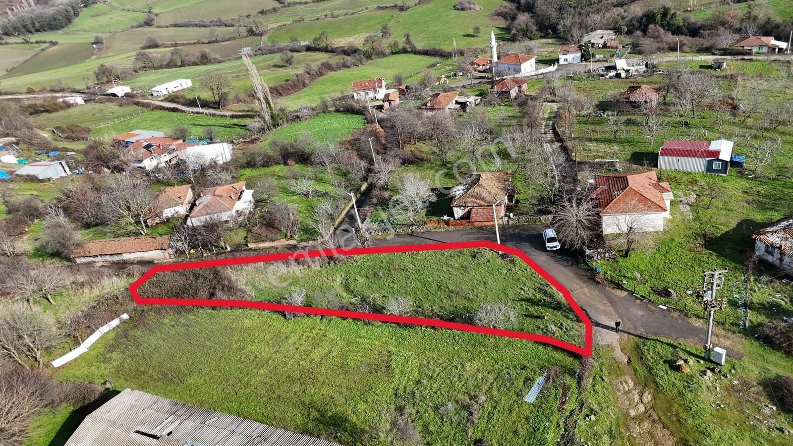 Acil 1.004 M2 Çiftlikalan, Doğa İçinde, Yola Cepheli İmarlı Arsa - Görsel 11