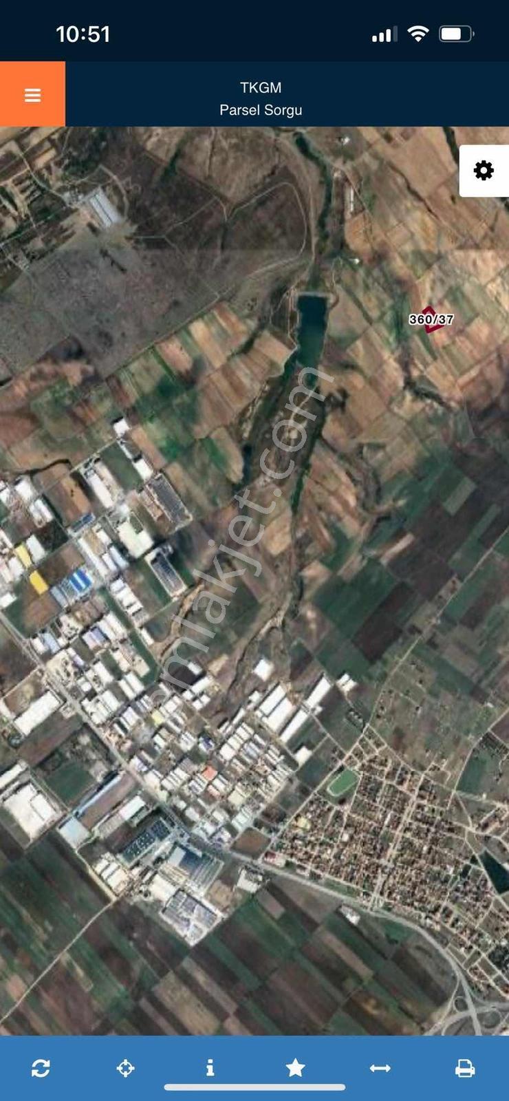 Ergene Ulaş Osb 6.612 M² Kadastro Yolu Cepheli Yatırımlık Tarla - Görsel 11